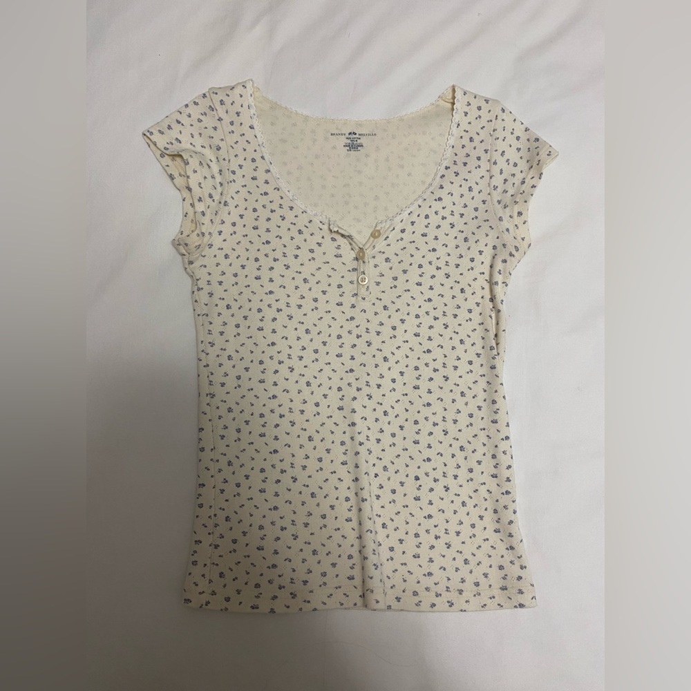 brandy floral tee